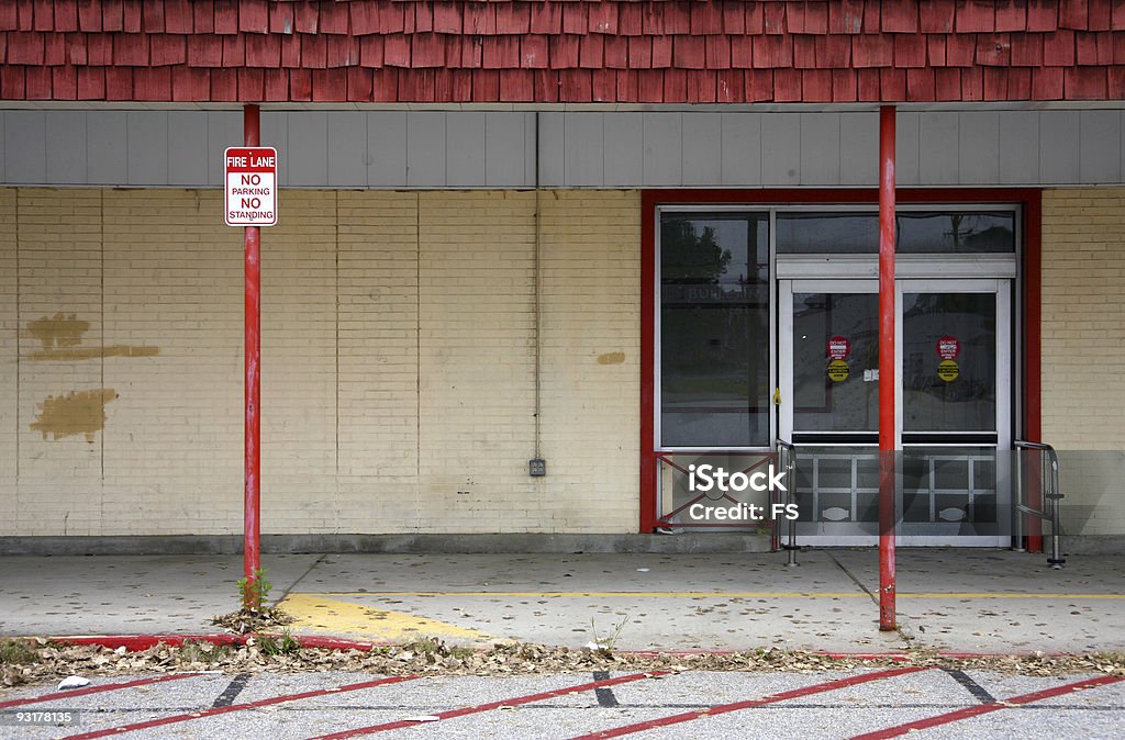 Closed Abandoned Store  Bankruptcy Stock Photo
