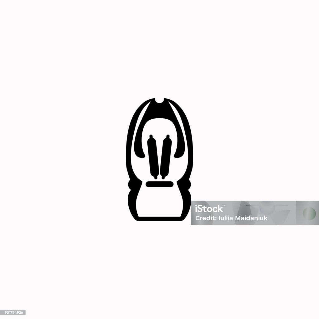 Car Seat vector icon vector  icon. Art stock vector