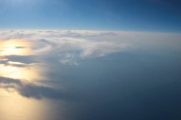 istock View above the earth at the clouds below 931790498