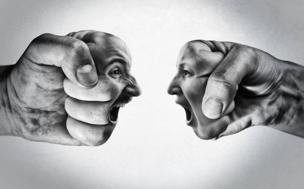 istock Concept of confrontation, competition, family quarrel etc. 931793928