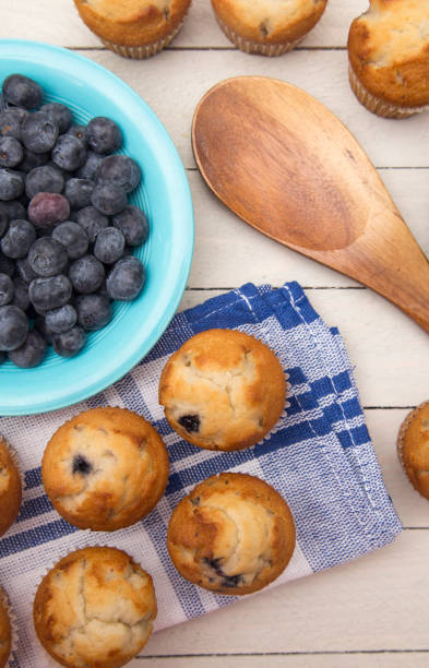 istock Baked Blueberry Muffins on a Kitchen Counter 931795098