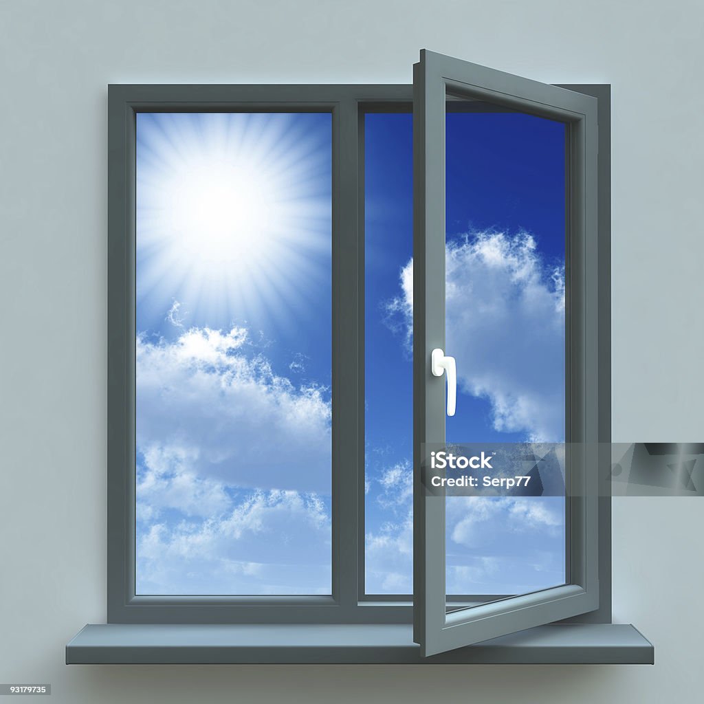 Open window  Architecture Stock Photo