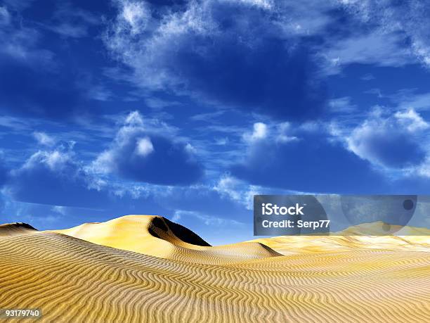Desierto Foto de stock y más banco de imágenes de Aire libre - Aire libre, Arena, Azul