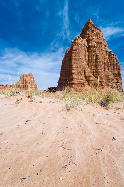 Temple Of The Sun and Moon stock photo