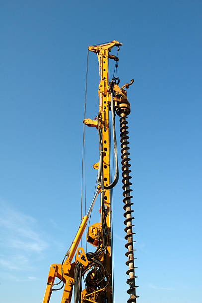 industrial drill stock photo