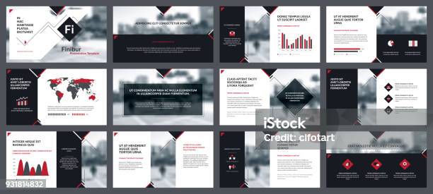 Elements Of Infographics For Presentations Templates Stock Illustration - Download Image Now