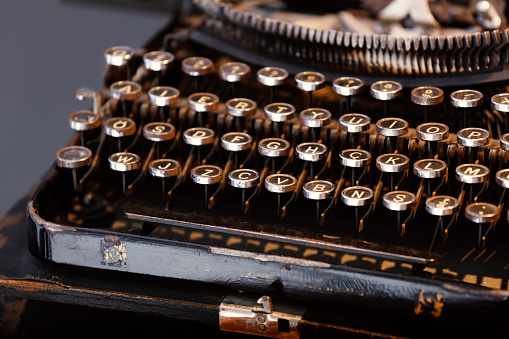 Close Up Typewriter Keys