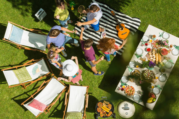 istock Barbecue party with summer music 931824520