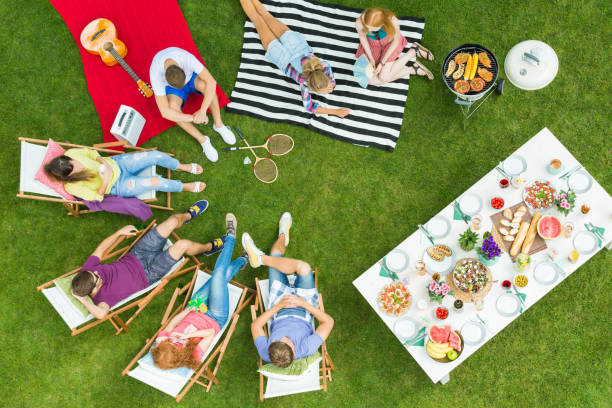 istock Group of friends sitting in a circle 931824528