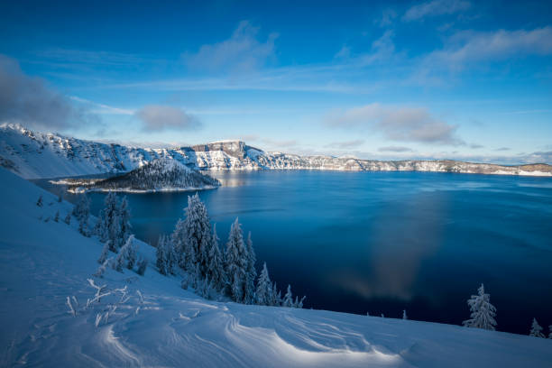 istock Winter at Crater Lake in Oregon 931824752