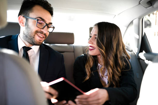 istock Business couple doing some teamwork out of office 931824842