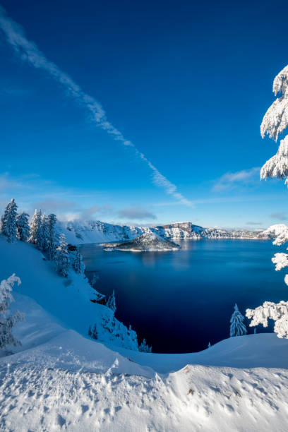 istock Winter at Crater Lake in Oregon 931825008