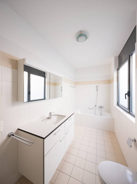 istock Interior of modern apartment, empty bathroom 931827742