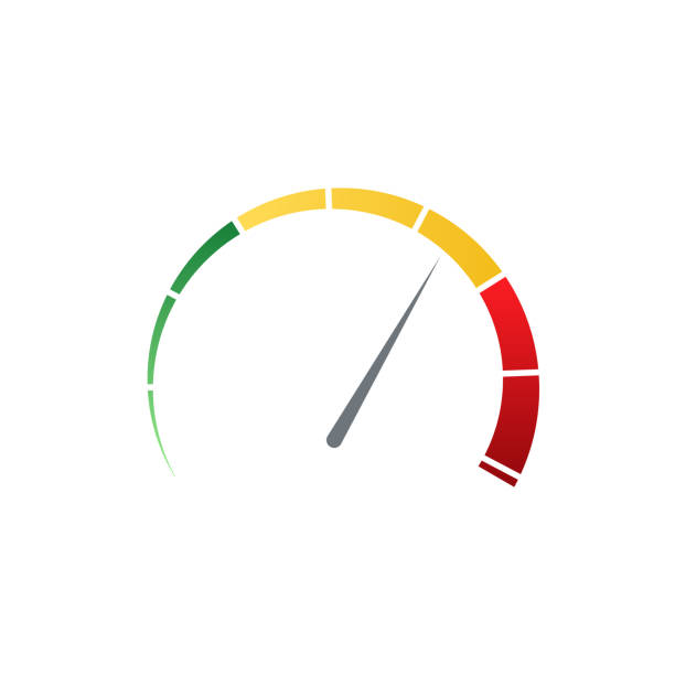 속도계  - speedometer gauge dashboard speed stock illustrations