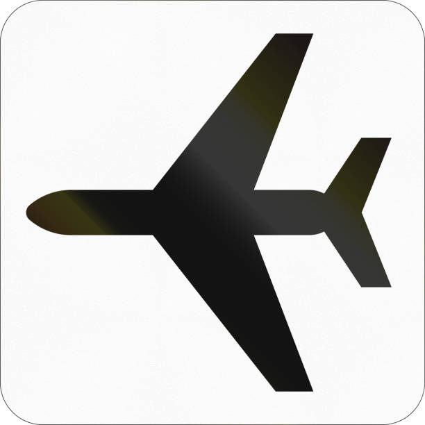 istock Other Norwegian information road sign - Airport 931831456