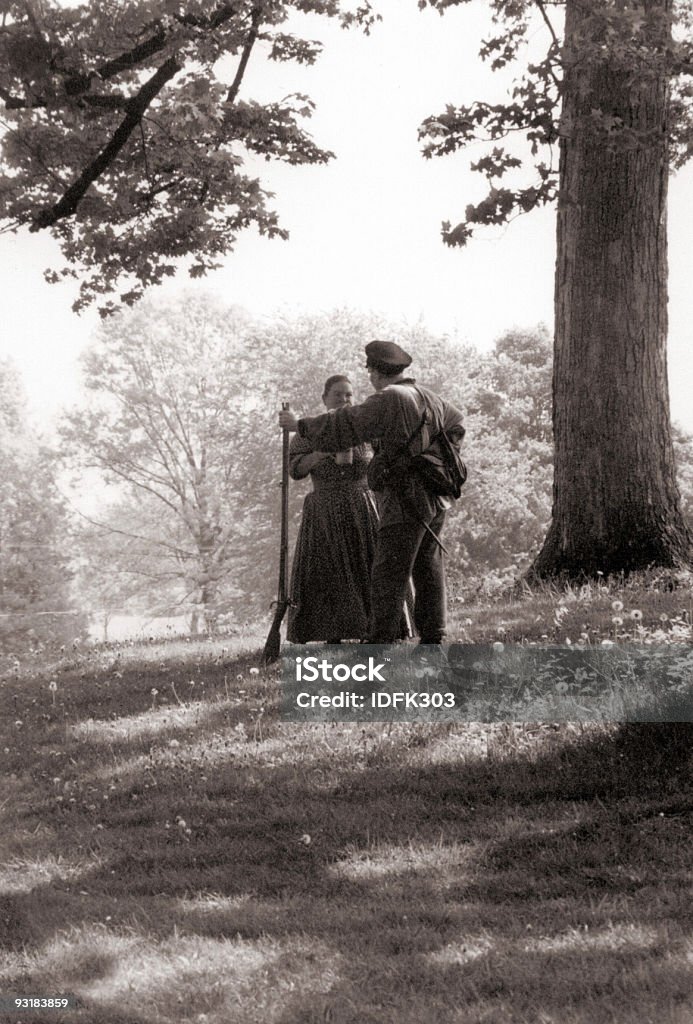 Soldier y mujer - Foto de stock de Adulto libre de derechos