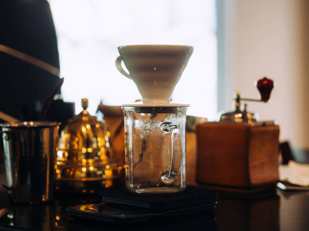istock Coffee brewing equipments for a coffee shop. 931840060