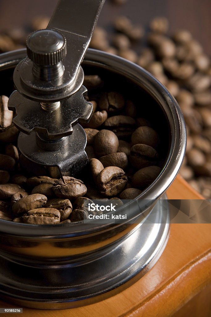 Kaffee Schleifen-Maschine - Lizenzfrei Braun Stock-Foto