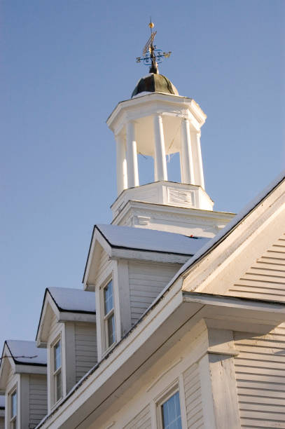 Village Bell Tower stock photo