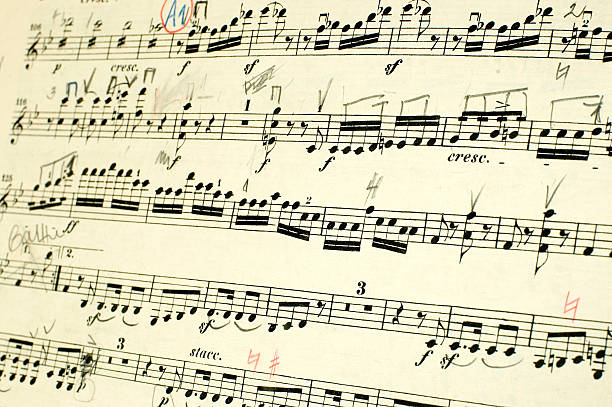istock Piece of Old Music 93185690