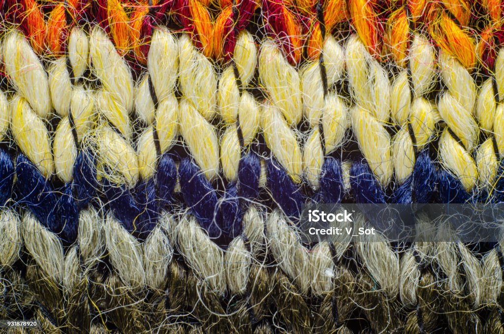 Colorful Knite Colorful Knit Fabric Texture Stock Photo - Download Image Now ...