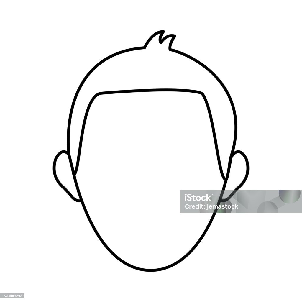 Người Đàn Ông Khuôn Mặt Nhân Vật Người Hình Ảnh Đường Viền Hình ...