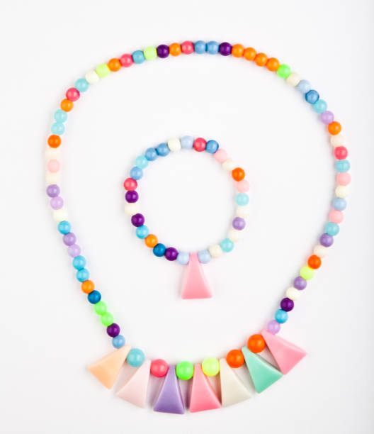 calidad bebé cuentas accesorios - necklace jewelry bead isolated fotografías e imágenes de stock