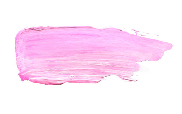 istock Abstract acrylic color brush stroke. Isolated on white. 931913792