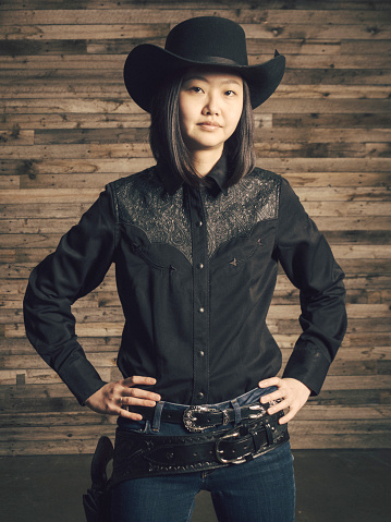 Asian Cowgirl photo