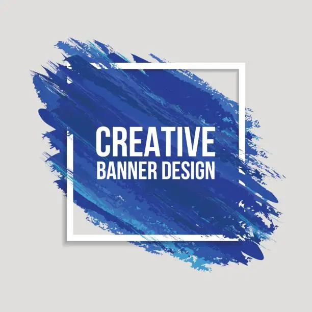 Vector illustration of Colored Creative Banners