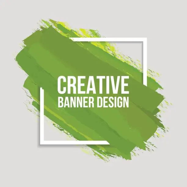 Vector illustration of Colored Creative Banners