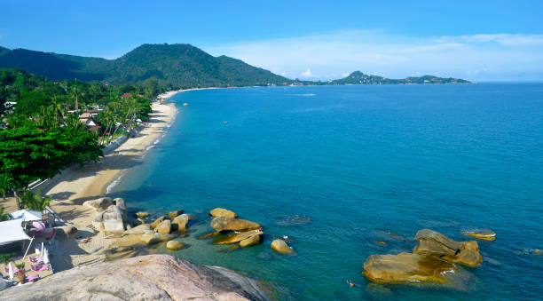 istock High angle view of Lamai beach at Koh Samui 931930946
