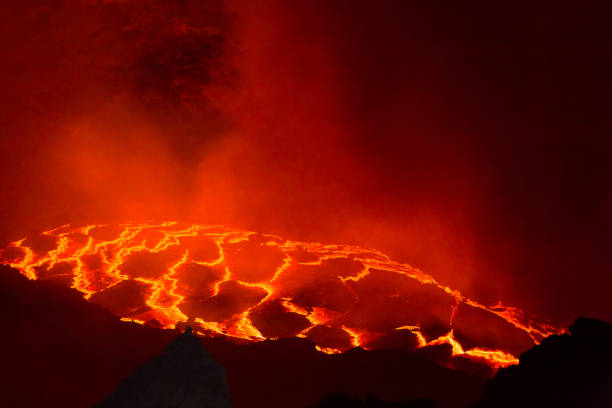 istock Erta Ale volcano Danakil Depression Ethiopia, eruption. 931933224