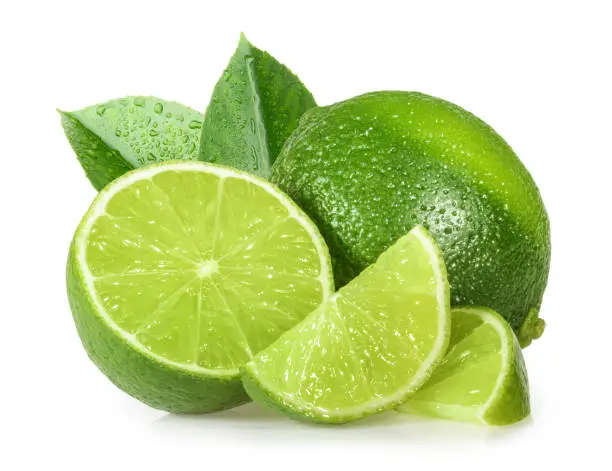 Photo of Lime isolated on white background