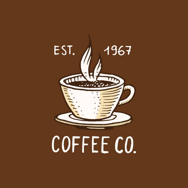 istock Set of coffee. modern vintage elements for the shop menu. Vector illustration. design decoration collection for badges. calligraphy style for frames, labels. . engraved hand drawn in old sketch 931938326