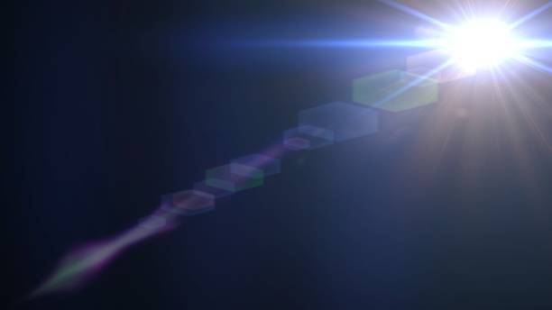 istock Digital lens Flare , lens flare, light leaks , Abstract overlays background. 931947680