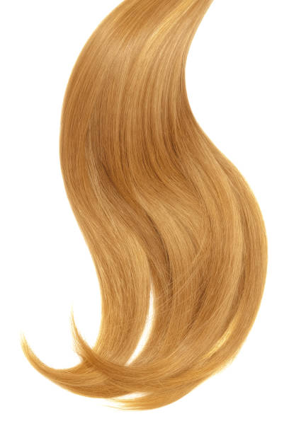 istock Red natural hair on white background 931948662