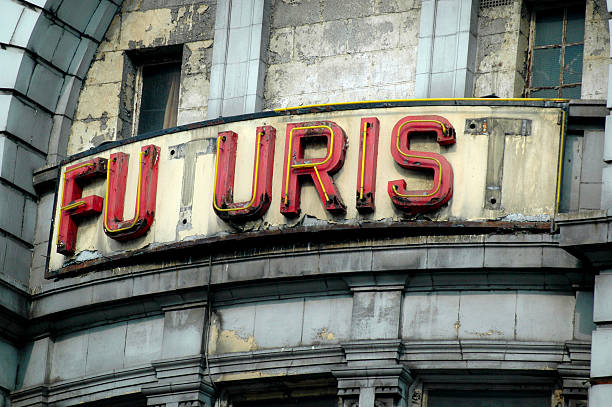 Ironic? Futurist building in Liverpool irony stock pictures, royalty-free photos & images