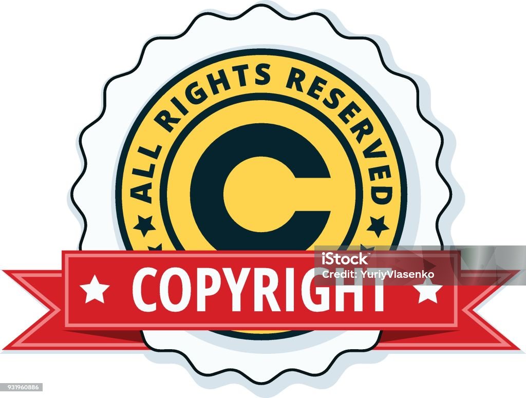All Rights Reserved Website Copyright All Rights Reserved Illustration Stock Illustration ...