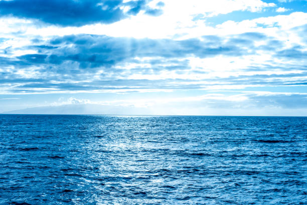 istock Beautiful seascape under blue sky 931972454