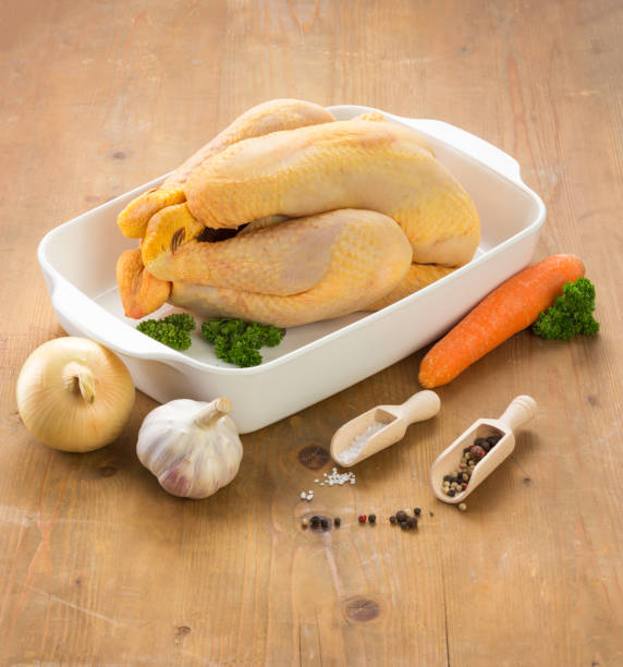 istock Raw chicken ready to be cooked in a dish 931975200