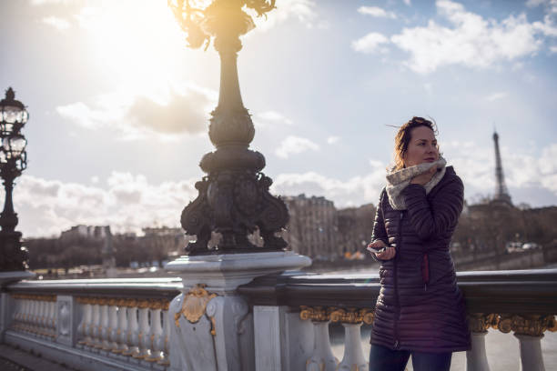 istock Beautiful woman at Paris 931992178