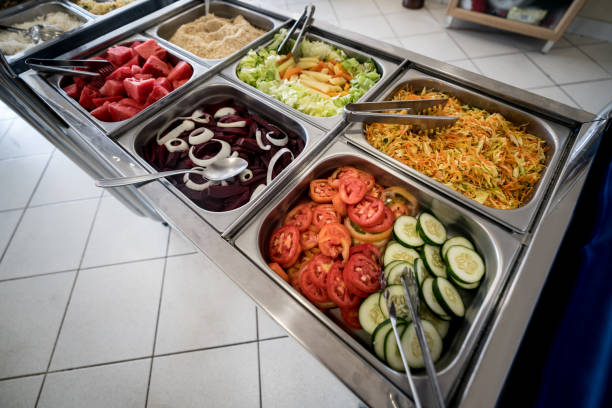 istock Food served at a self-service restaurant 931993972