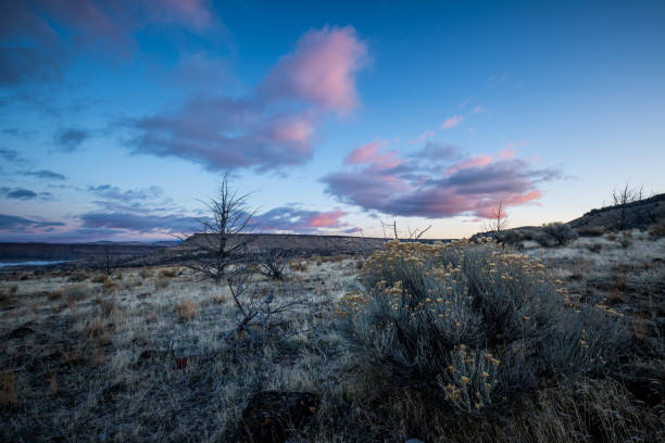 A sunrise shot near Madras, Oregon. Desert images of sage, clouds, beauty, sky.A sunrise shot near Madras, Oregon. Desert images of sage, clouds, beauty, sky.