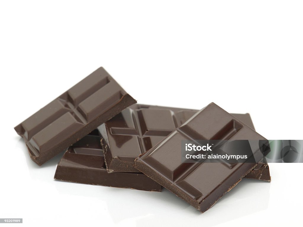 - Schokolade - Lizenzfrei Zartbitterschokolade Stock-Foto