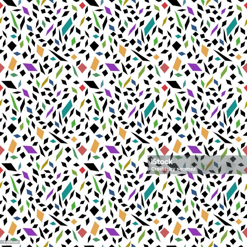 Simple Trapezoid Pattern Seamless Vector Pattern Consisting Of Trapezoidal Geometric Shapes ...