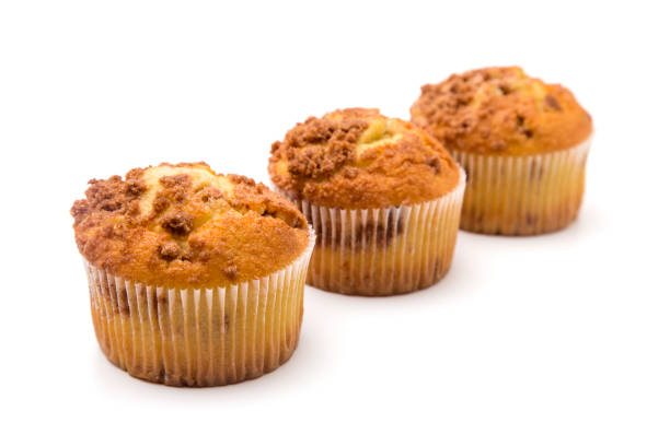 istock Brown Sugar and Cinnamon Muffins on a White Background 932023232
