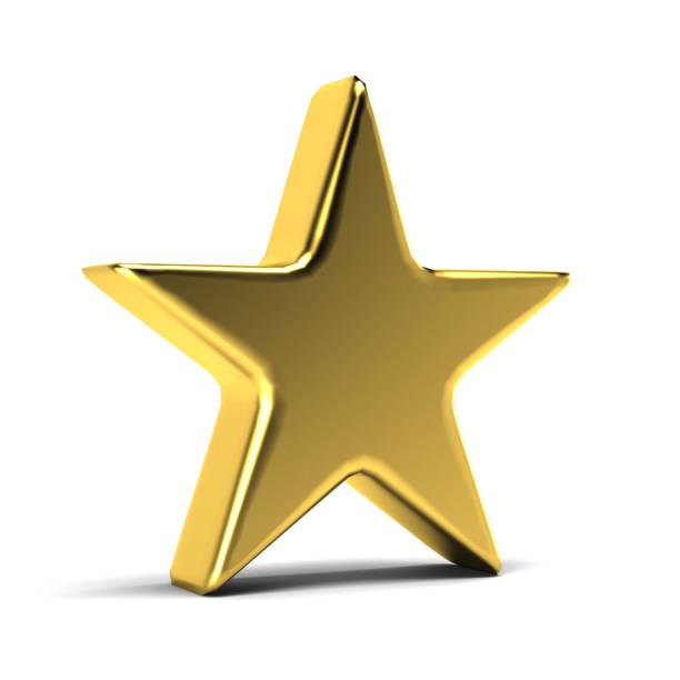Gold Star Icon. Conccept for Luxury and Wealth