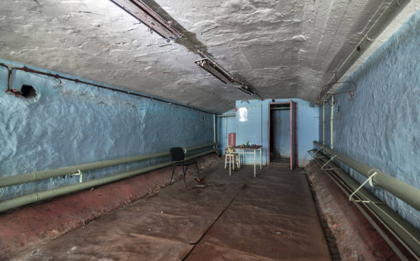 Compartment of an old abandoned buildings for civil protection