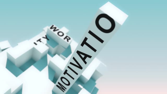 Smart partnership words animated with cubes